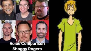 Voice Comparison - Shaggy Rogers | Scooby Doo 1969- Present