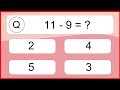 20 Subtraction Quiz Exercises for Kids: Numbers Up to 20
