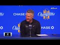 Steve Kerr Postgame Interview | Golden State Warriors dominate Oklahoma City Thunder 136-125