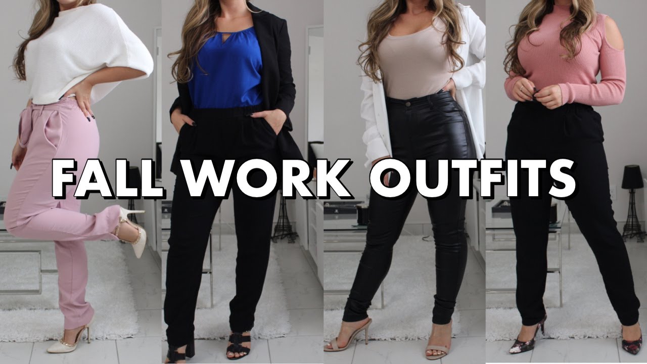 HOW TO STYLE Fall Work Outfits 2020 | what to wear to the office | Business Casual  Outfit Ideas - YouTube