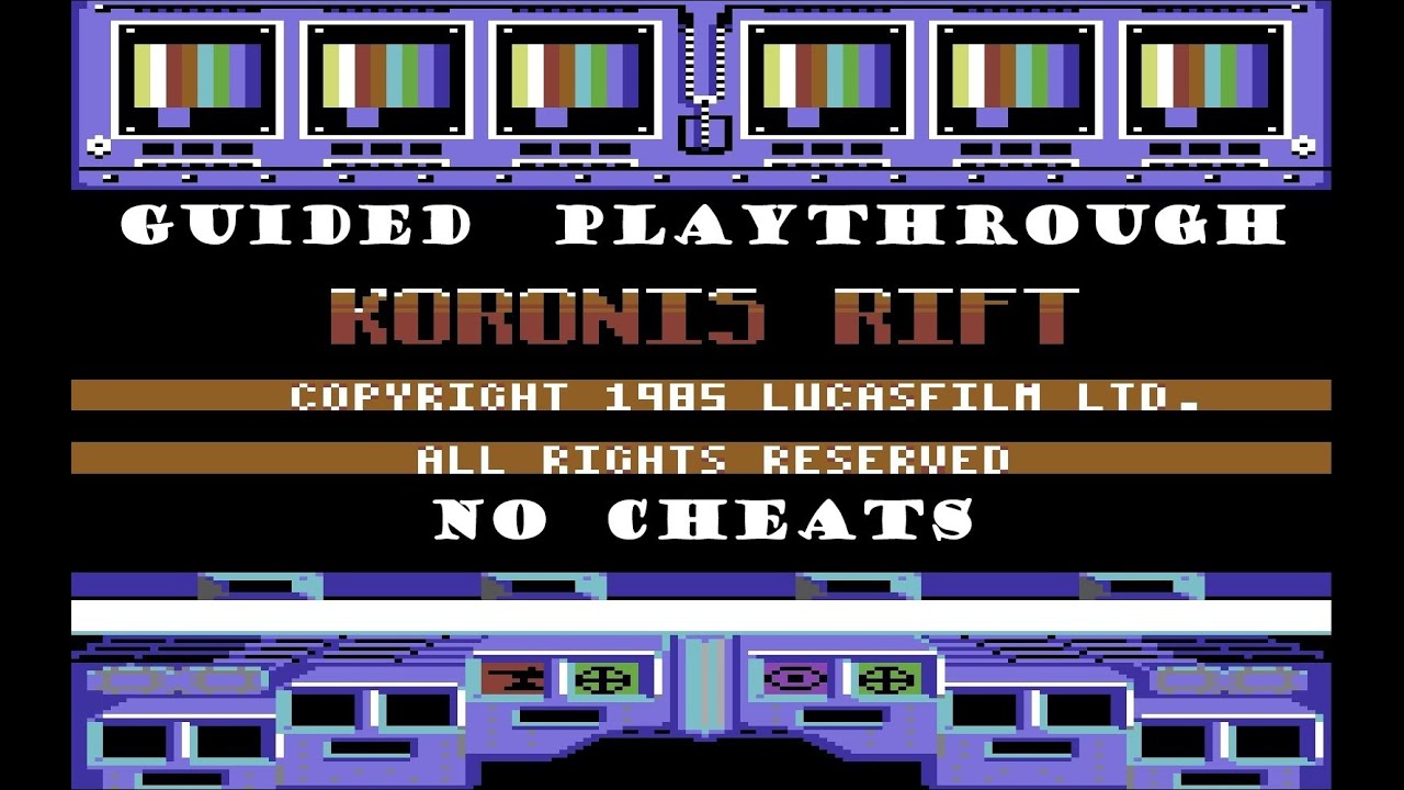 Koronis Rift (C64) Guided Playthrough, no cheats - YouTube