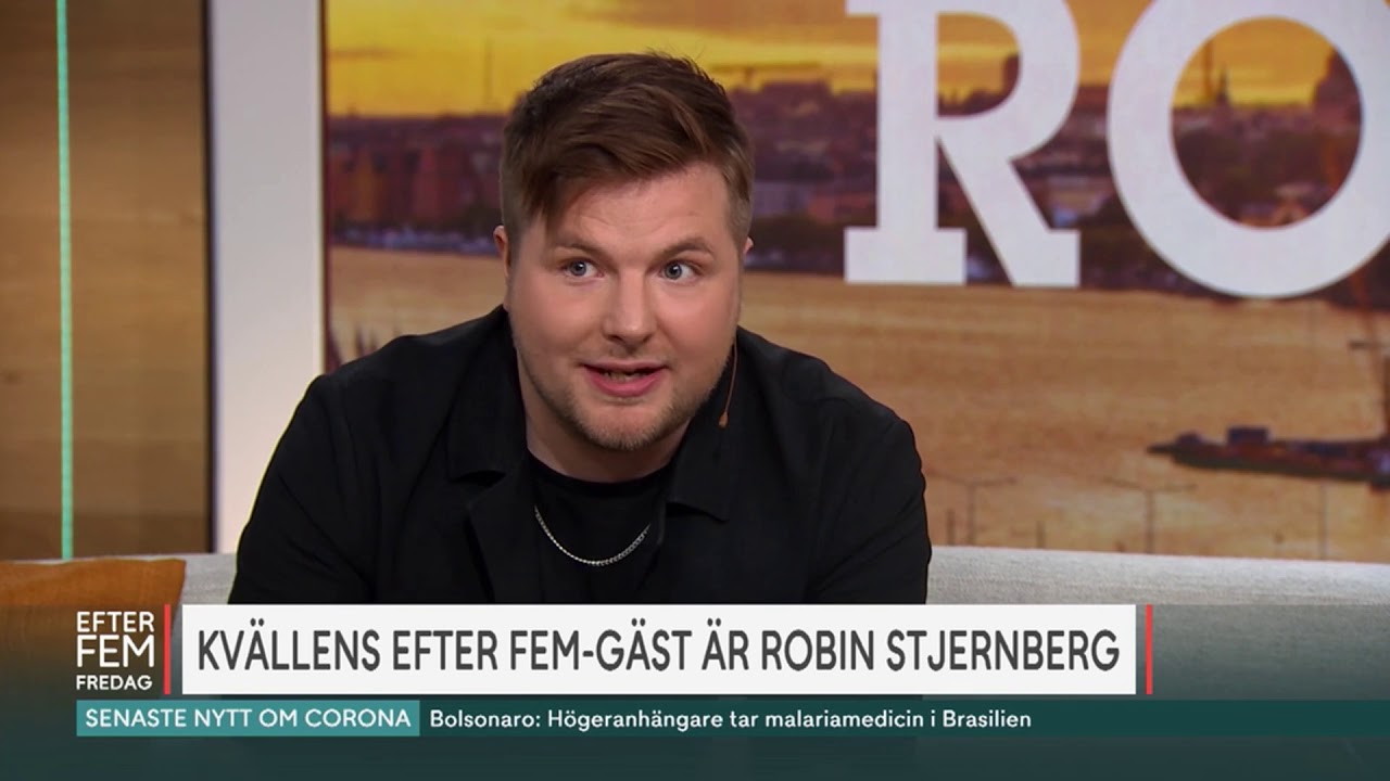 Robin Stjernberg @ Efter fem on TV4