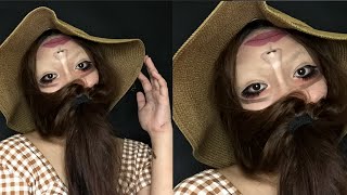 Upside Down Makeup Illusion |Danish Nyle