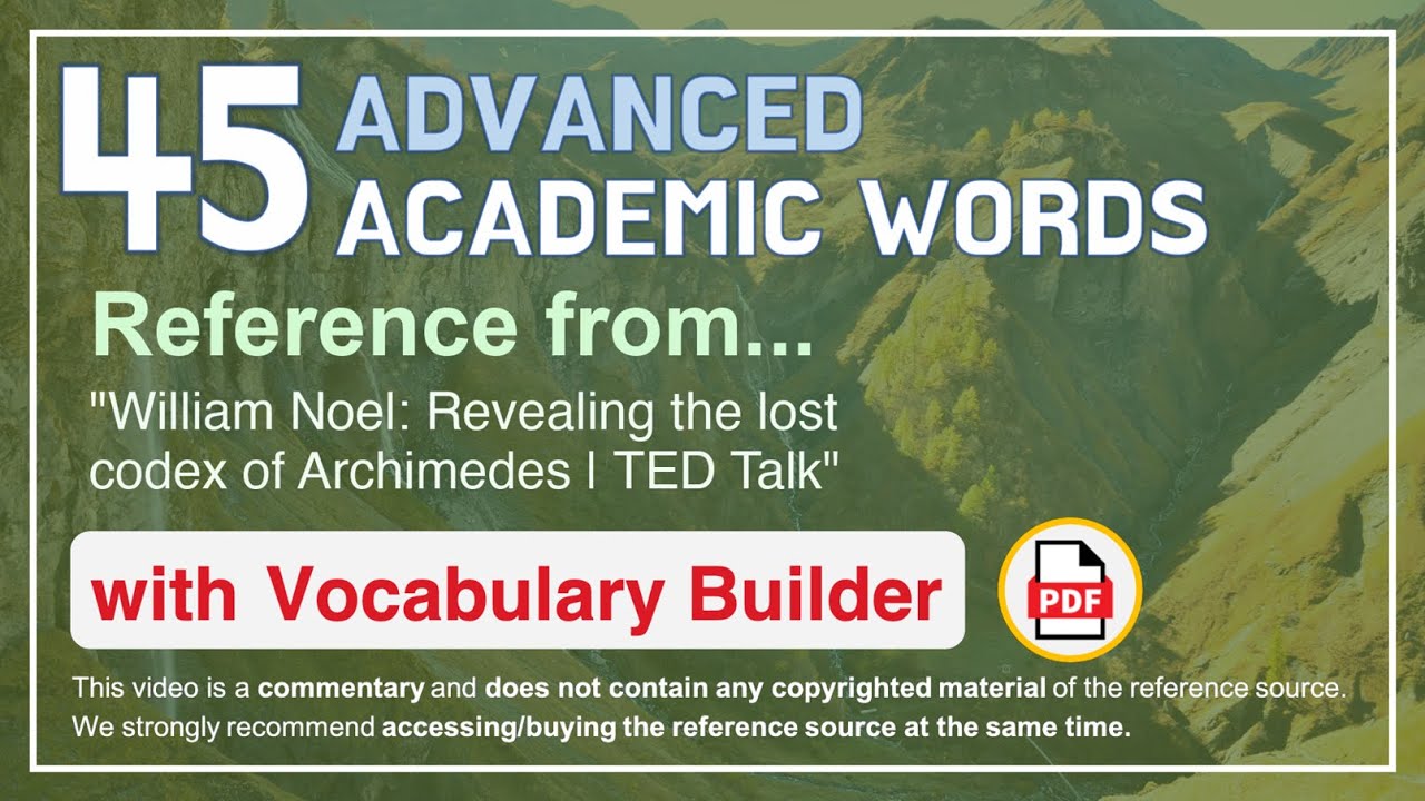 ⁣45 Advanced Academic Words Ref from