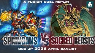 SPRINGANS RYZEAL VS SACRED BEASTS | YuGiOh! Tournament Replay | YuGiOh! Duel