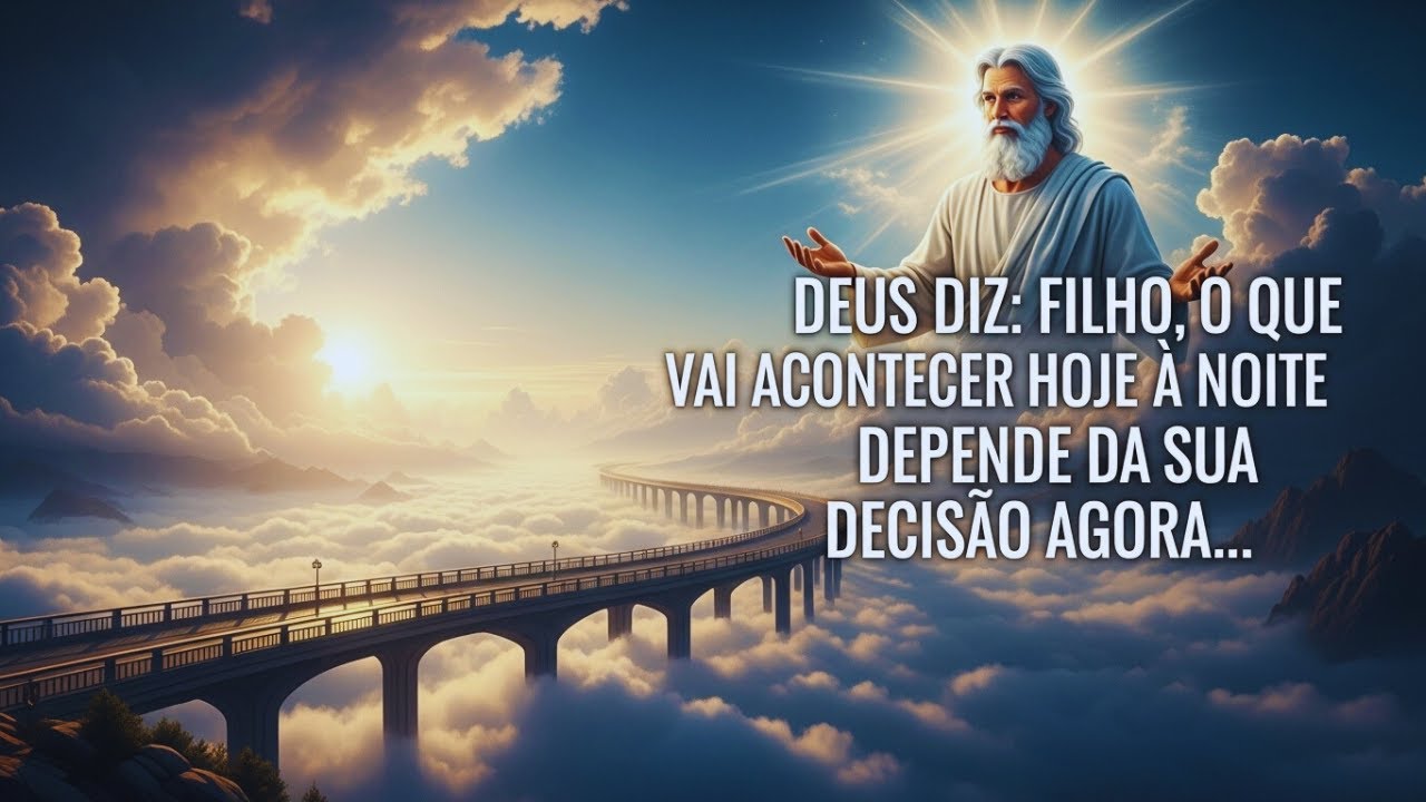 DEUS DIZ: FILHO, O QUE VAI ACONTECER HOJE À NOITE DEPENDE DA SUA DECISÃO AGORA…