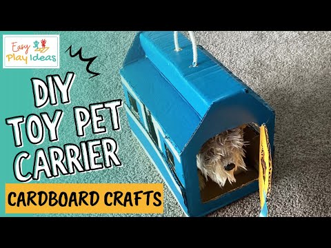 PLAY INSPIRATION | Easy DIY Toy Pet Carrier: A Creative Craft for Little Animal Lovers!