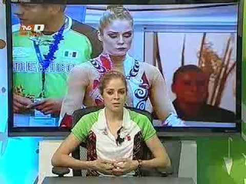 Cynthia Valdez, medallista de Gimnasia Rtmica, en ...