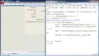 Python 数据库编程-11.用mongoengine实现MongoDB的访问初步