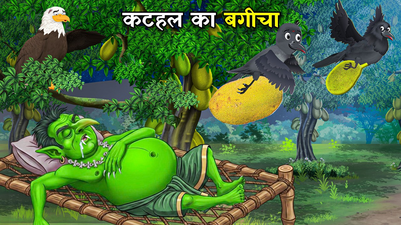 जंगल में कटहल की चोरी | Jungle me Kathal Ki Chori | Hindi Kahaniya | Bird cartoon | Dream World