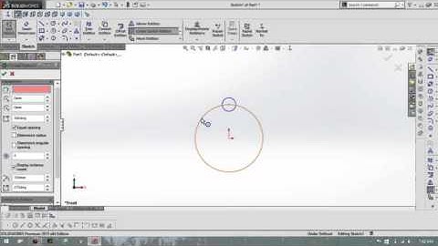 Hướng dẫn vẽ sketch 2d trong solidworks part 2