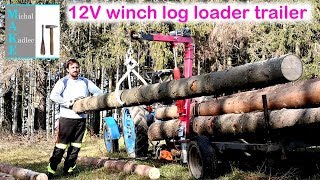 12V winch log loader trailer screenshot 4