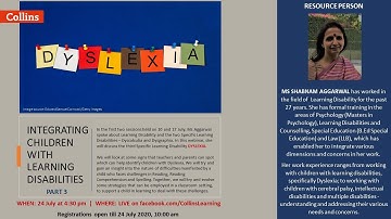 Integrating Children with Learning Disabilities by Ms Shabnam Aggarwal Part 3