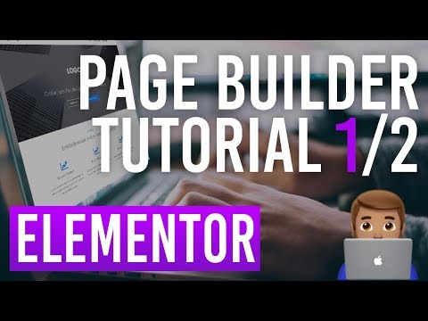 Elementor WordPress Page Builder Teil 1/2 - Tutorial Deutsch