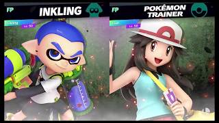 Super Smash Bros Ultimate Amiibo Fights   Request #9808 Inkling vs Leaf