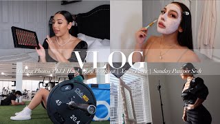 DAY IN MY LIFE VLOG *realistic* | Lash Allergy, Taking IG Photos, ELF Haul, Leg Workout, Pamper Sesh