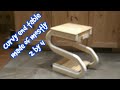 how to make an &quot;s&quot; curve end table | woodworking | DIY