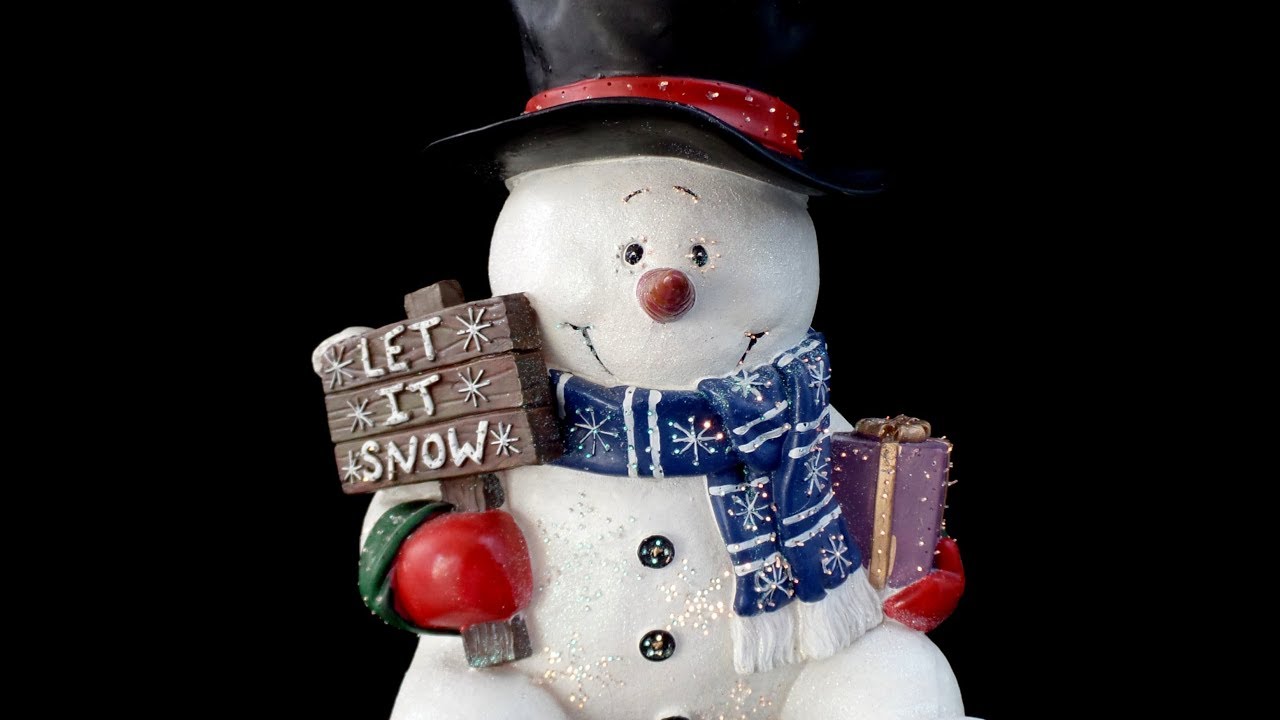 Christmas, snowman, vintage, animated, fiber optic, christmas figure.