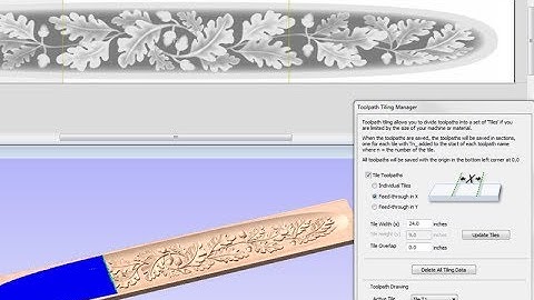 Vectric V10 Tutorials | 3D Toolpaths | 3D Tiling