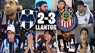 REACTIONS AND TEARS FROM MONTERREY FANS AFTER MONTERREY 2-3 CHIVAS GUADALAJARA Profile