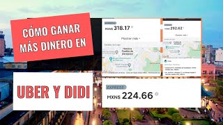 Cómo ganar más dinero en Uber y Didi!! Gané $350 por hora!!