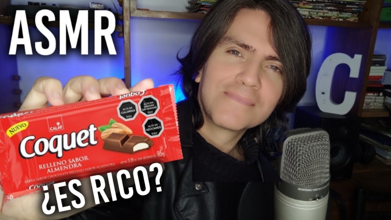 ASMR Probando el Chocolate Más Barato Que Hay En Chile 🇨🇱, con Voz Susurrada y Relajante Para Dormir