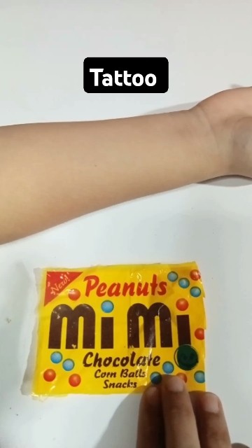 Tattoo ideas( rubbing alcohol+snackswrapped) #tattoo#new#hacks#shorts# ...