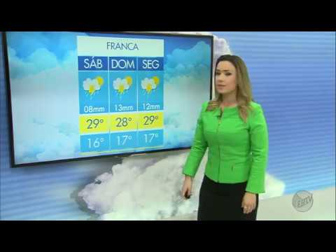 Previsão do Tempo para Ribeirão Preto e Franca no Jornal da EPTV 2ª Edição (23/12/2017)