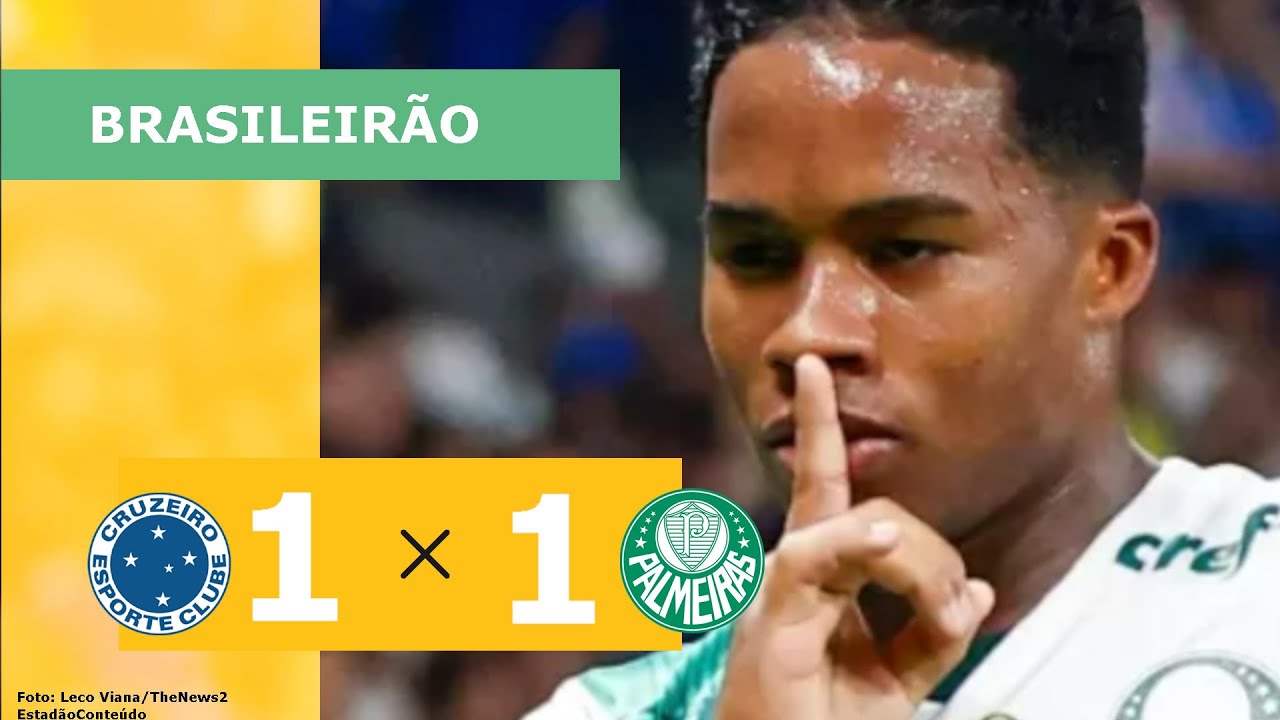 06-12-2023 - Cruzeiro 1x1 Palmeiras - Campeonato Brasileiro 2023 - Verdazzo