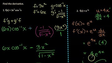 Calculus: Derivatives of Exponential, Logarithmic, and Inverse Trig Functions