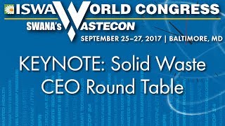 ISWA World Congress & WASTECON 2017: CEO Roundtable