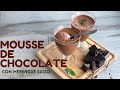 RECETA MOUSSE de CHOCOLATE con MERENGUE SUIZO