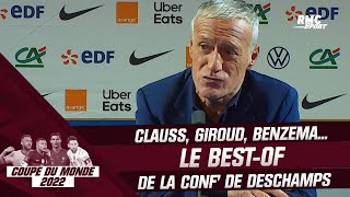 Équipe de France : Benzema, Giroud, Clauss... Le best of de la conf' de Deschamps