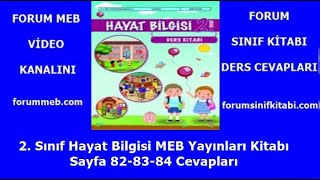 2 Sınıf Hayat Bilgisi Kitabı Sayfa 82-83-84 Meb Yayınları