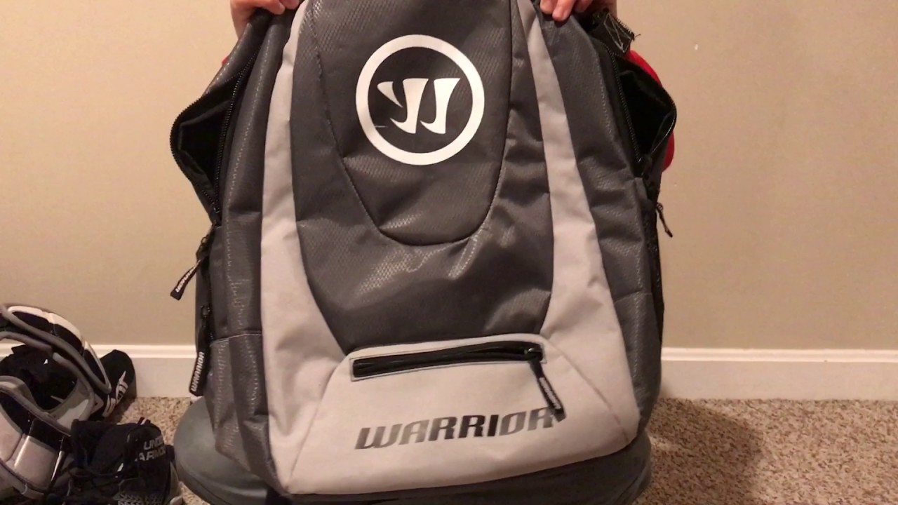 Lacrosse gear bag - YouTube