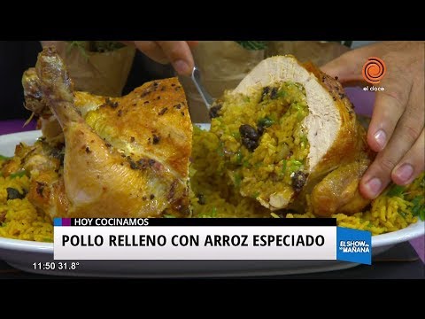 Video: Cómo Cocinar Deliciosamente Pollo Relleno De Arroz En El Horno