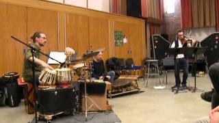 The Mark Stone Trio at the World Percussion Ensemble Class