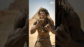 10,000 BC. No knife. No Google. Just instinct. 🥥 #shorts #asmr