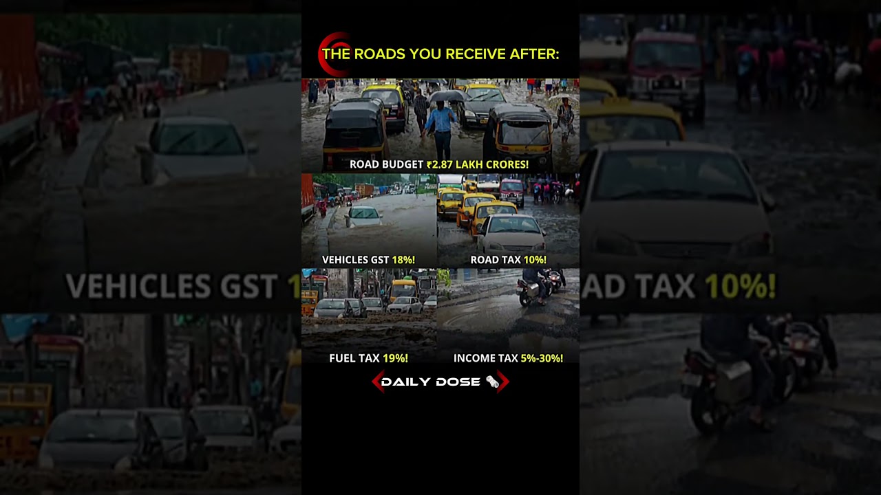 India’s Road Budget vs Reality 🇮🇳 Where Does All the Tax Money Go?