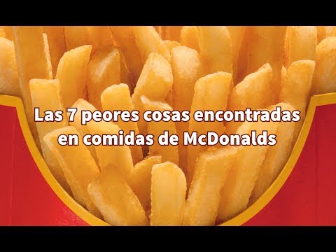 Las 7 cosas más asquerosas encontradas en comidas de McDonalds por Angel David Revilla