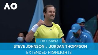 Steve Johnson v Jordan Thompson Extended Highlights (1R) | Australian Open 2022
