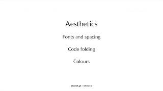 Visual Perception of Code