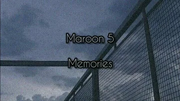Maroon 5 - Memories (10% slowed + lyrics)