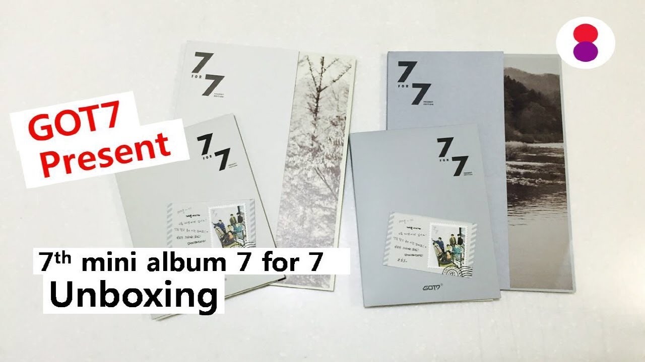 Got7 7for7 present edition unboxing 갓세븐 미니 7집 언박싱ガット