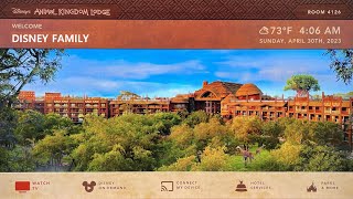 Disney’s Animal Kingdom Lodge In Room Digital Information Channel Soundtrack APRIL 2023