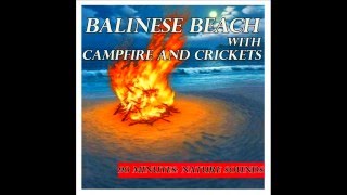 Balinese Beach with Sounds of Crickets