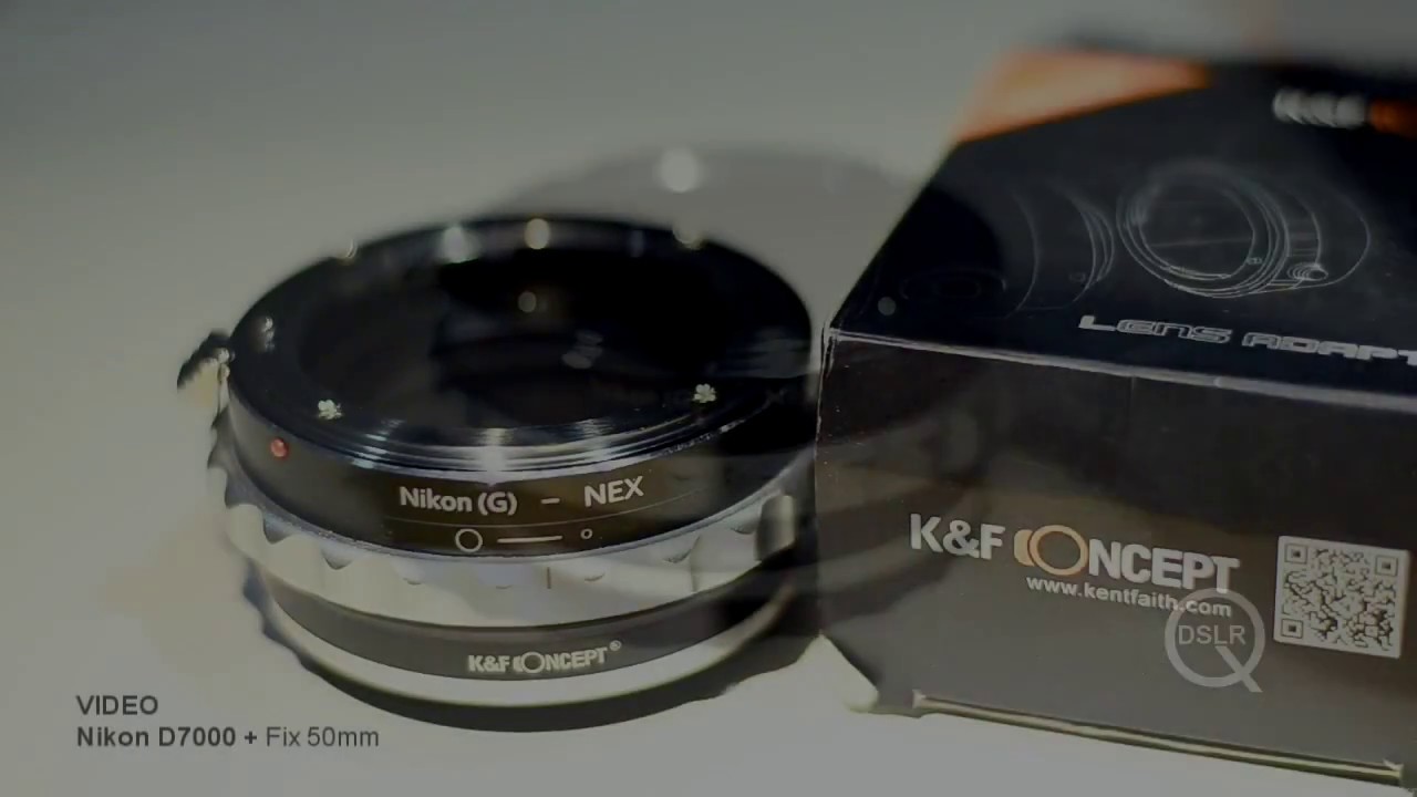 K&F Concept Sony a6000 mount adapter YouTube