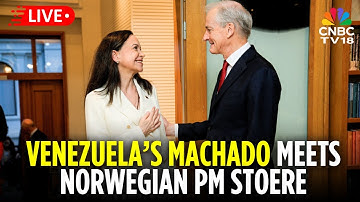 LIVE: Venezuelan Nobel laureate María Corina Machado Presser with Norwegian PM Gahr Støre | N18G