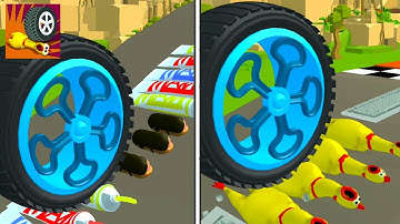 Wheel Smash 3D | Super Satisfying and Relaxing Android&ios Gameplay