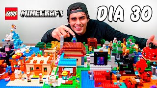 YO SIMULÉ MINECRAFT HECHO DE LEGO EN 30 DÍAS